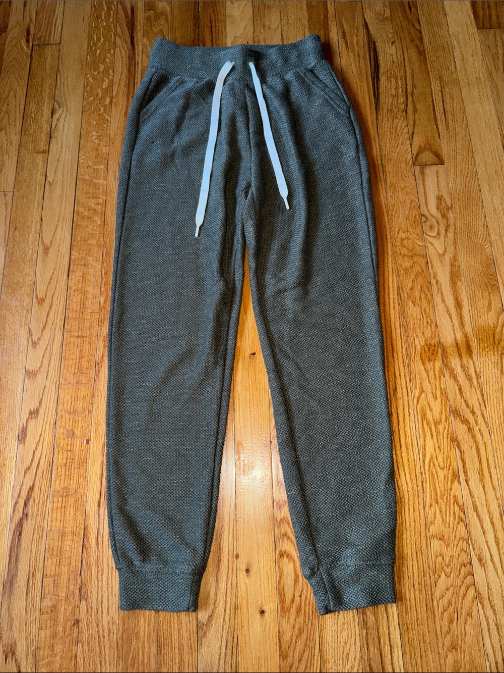 Aerie Offline Waffle Knit Joggers Small Olive Green
